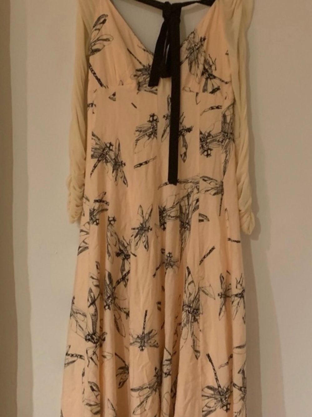 Anthropologie Dragonfly Maxi Dress size 6
